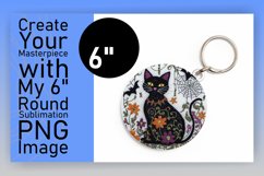 Vibrant Round Design Coaster Template , Halloween Product Image 1
