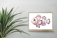 Cute Clownfish Nemo Coral Reef Marine PNG Summer Aquatic Product Image 2