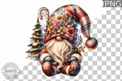 Christmas Gnome Sublimation - Clipart PNG Design Product Image 1