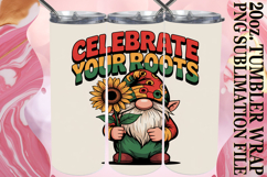 Enchanted Journeys 20oz tumbler wrap, Juneteenth Product Image 1