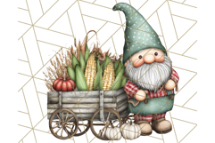 Farmer Gnome Clipart, Cute Farm Gnomes PNG Illustrations Product Image 2
