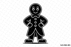 Christmas Gingerbread Svg | Christmas Svg | Svg Cut Files Product Image 1