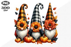 Halloween Gnomes Sublimation - Clipart PNG Design Product Image 1