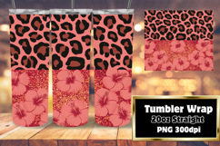 ELEGANT PNG for 20oz Tumbler , Leopard Print Product Image 1