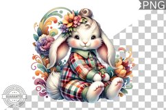Floral Nursery Animal Sublimation Clipart Bundle Product Image 10