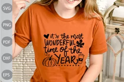 It's the Most Wonderful Time of the Year SVG Design/ Fall Product Image 1