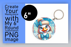 Chic Circle Coaster PNG Design , Goose Product Image 1