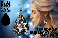 Whimsical Teardrop Earrings Art, Leopard Prints Product Image 1