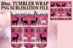 Joyful Spirits 20oz tumbler wrap, Christmas Product Image 1