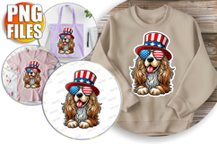 RADIANT PNG TSHIRT Designs, American Dog Product Image 1