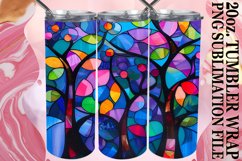20oz Tree Wrap: Stained Glass Pattern Product Image 1