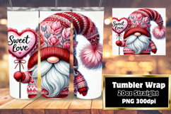 DYNAMIC 20oz Tumbler Template for Personalization , Gnomes Product Image 1