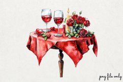 Red Valentines Day Clipart PNG Product Image 1