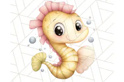 Under the Sea Nursery Clipart, Ocean Animals PNG Product Image 2