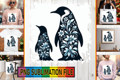 Timeless Tote Bag Designs PNG, Flower Animals Product Image 1