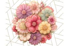 Summer Cookie Png, Bee, Butterfly &amp; Flower Cookie Clipart Product Image 2