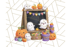 Halloween Costume Parade Clipart PNG with Monsters Clip Art Product Image 2