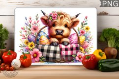 Easter Highland Cow Cutting Boards Bundle, Easter Kitchen Product Image 10