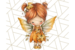 Fall Fairy Clipart PNG, Autumn Fairy People With Wings Product Image 2