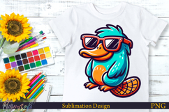 Cute animal in Sunglasses | Summer Vibes | Platypus Product Image 1
