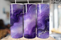 Purple Luxury Alcohol Ink Tumbler Wrap -High Quality 300 Dpi Product Image 1
