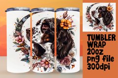 Canine Canvas: Watercolor Dog Lover's Tumbler 20oz Product Image 1