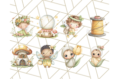 Whimsical Fairy Village Clipart PNG for Kids, Fairytales Png Product Image 6