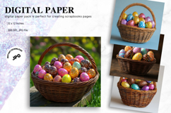 Easter Egg Blank Background Backdrop Wallpaper Wall Art_58 Product Image 1