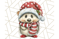 Christmas Animal Clipart, Festive Animals in Holiday Outfits Product Image 2