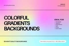 58 Colorful gradient background bundle Product Image 1