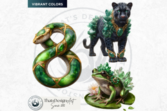 Crystalline Fauna Fantasy Animal PNG Clipart scrapbooking Product Image 10