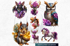 Crystalline Fauna Fantasy Animal PNG Clipart scrapbooking Product Image 12