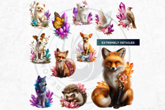 Crystalline Fauna Fantasy Animal PNG Clipart scrapbooking Product Image 13