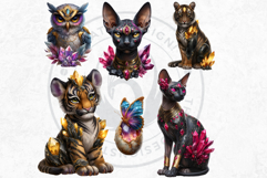 Crystalline Fauna Fantasy Animal PNG Clipart scrapbooking Product Image 15