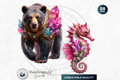 Crystalline Fauna Fantasy Animal PNG Clipart scrapbooking Product Image 7