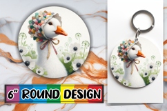 Enchanted Round Coasters Design, Goose Product Image 1