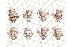 Playful Pink Nutcracker PNG, Pastel Christmas Clipart Product Image 2