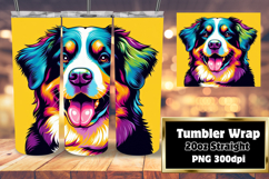 SOPHISTICATED 20oz Tumbler Template , Dog Product Image 1