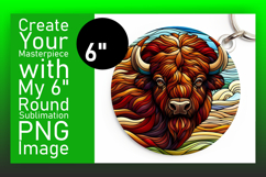 Elegant Keychain Circle Design PNG , Animals Product Image 1
