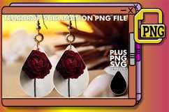 Petal Parade: Floral Teardrop Earring PNG Range Product Image 1