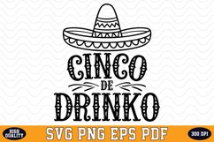 Cinco de Drinko SVG | Quotes | SVG Cut files Product Image 1