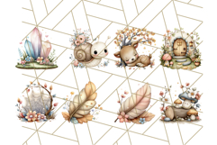 Dreamy Nature Clipart PNG, Whimsical Forest Elements Product Image 2