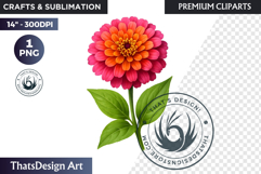 Flower Clipart PNG, Botanical Illustration Floral graphic Product Image 1