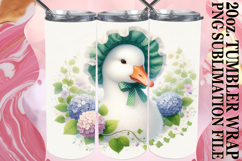 Radiant Smiles 20oz tumbler wrap, Goose Product Image 1