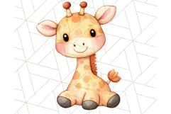 Jungle Safari Animals PNG Cute Pastel Wild Animal Clipart Product Image 2
