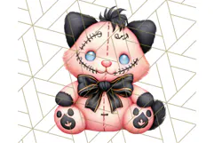 Pastel Goth Halloween PNG Clipart, Creepy Cute Art Product Image 2