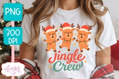 Funny Christmas PNG design, JIngle Crew PNG sublimation Product Image 4