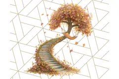 Acorn Village Clipart PNG, Fall Animal Png Product Image 2