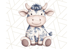 Blue Floral Stuffed Animal Clipart PNG, Cute Stuffed Animals Product Image 2