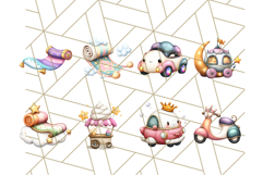 Royal Carriage &amp; Princess Vehicle PNG Clipart for Fairytales Product Image 2